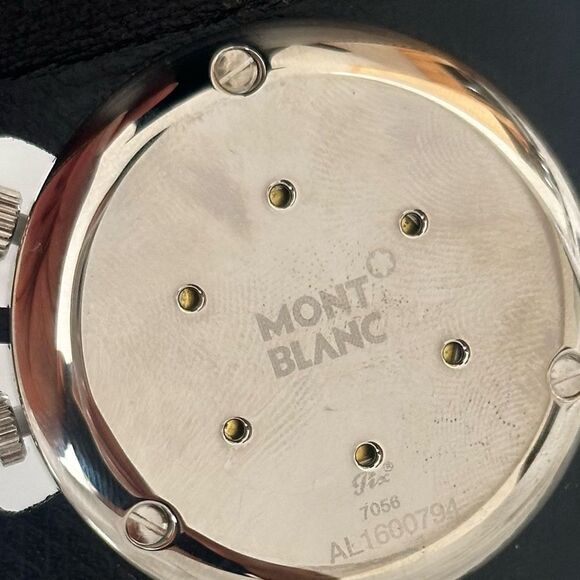 SOLD:Montblanc Travel Clock Not Tested - Picture 5 of 12